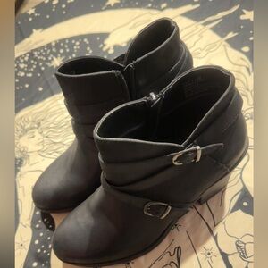 Jessica Cline Black Ankle Boots